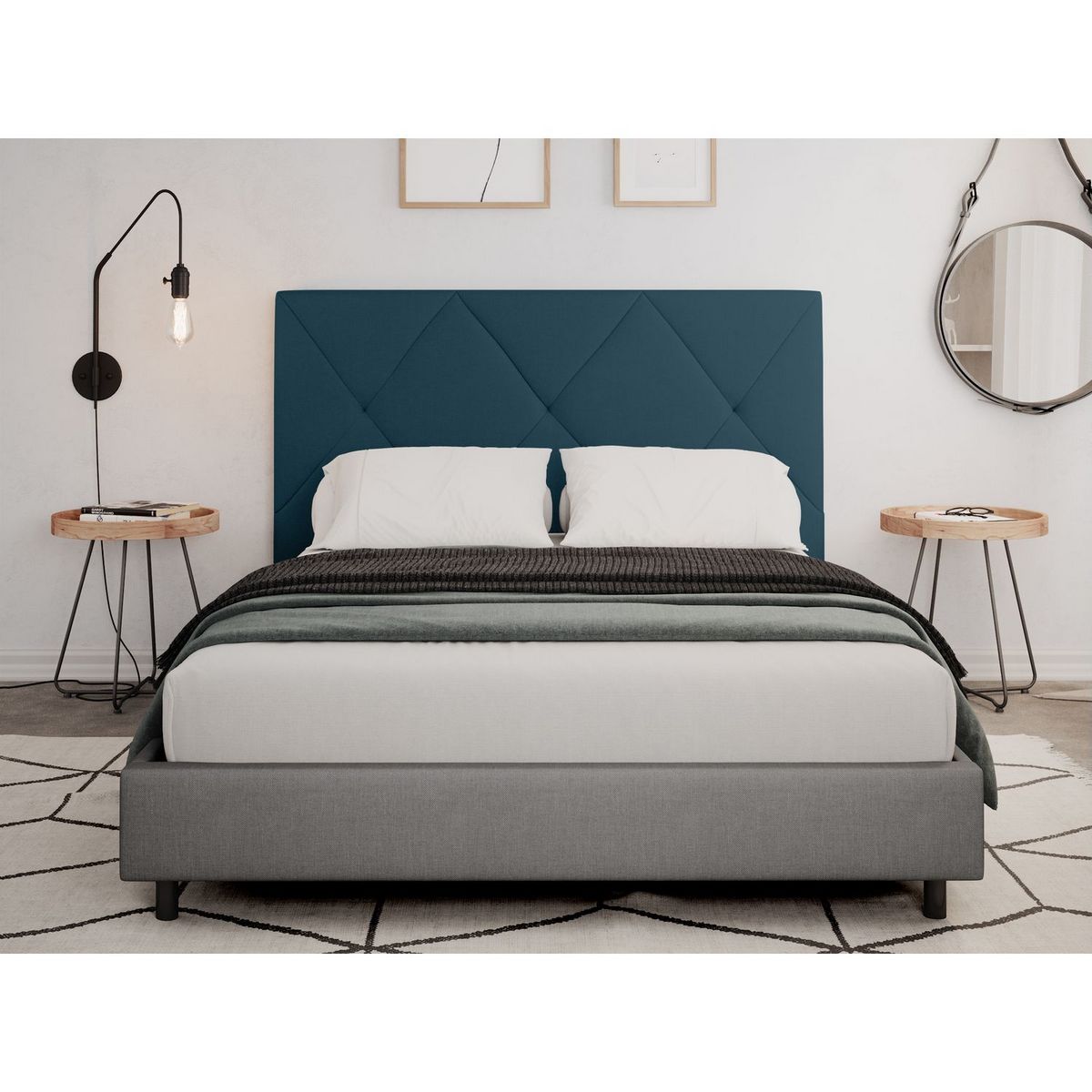 Tête de lit 145cm tissu VIVA