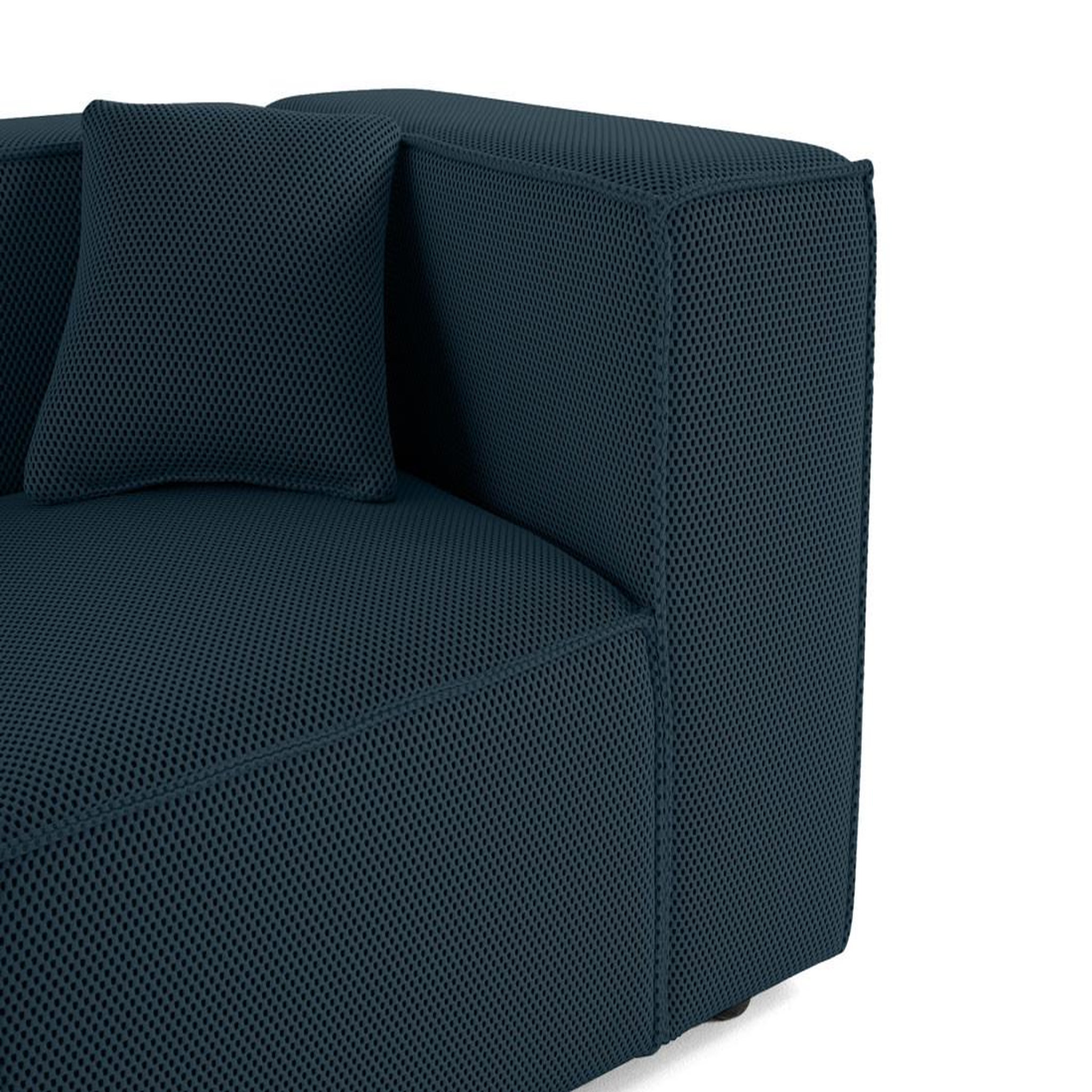 Voir la diapositive 6 : LISA DESIGN Arty - module d'assise droit - en tissu mailles 3d