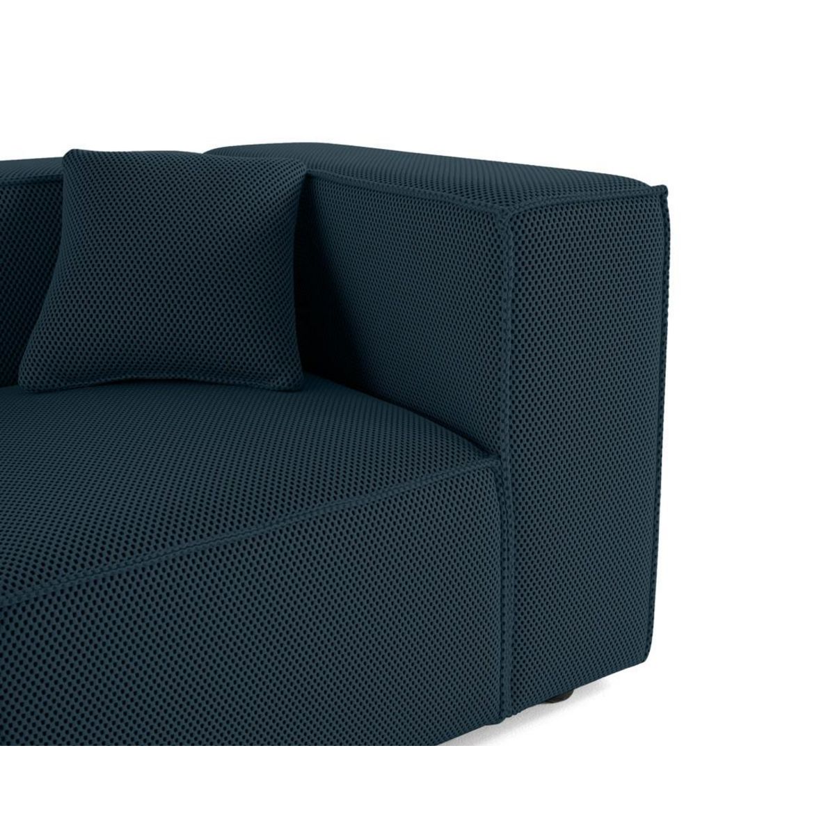 LISA DESIGN Arty - module d'assise droit - en tissu mailles 3d