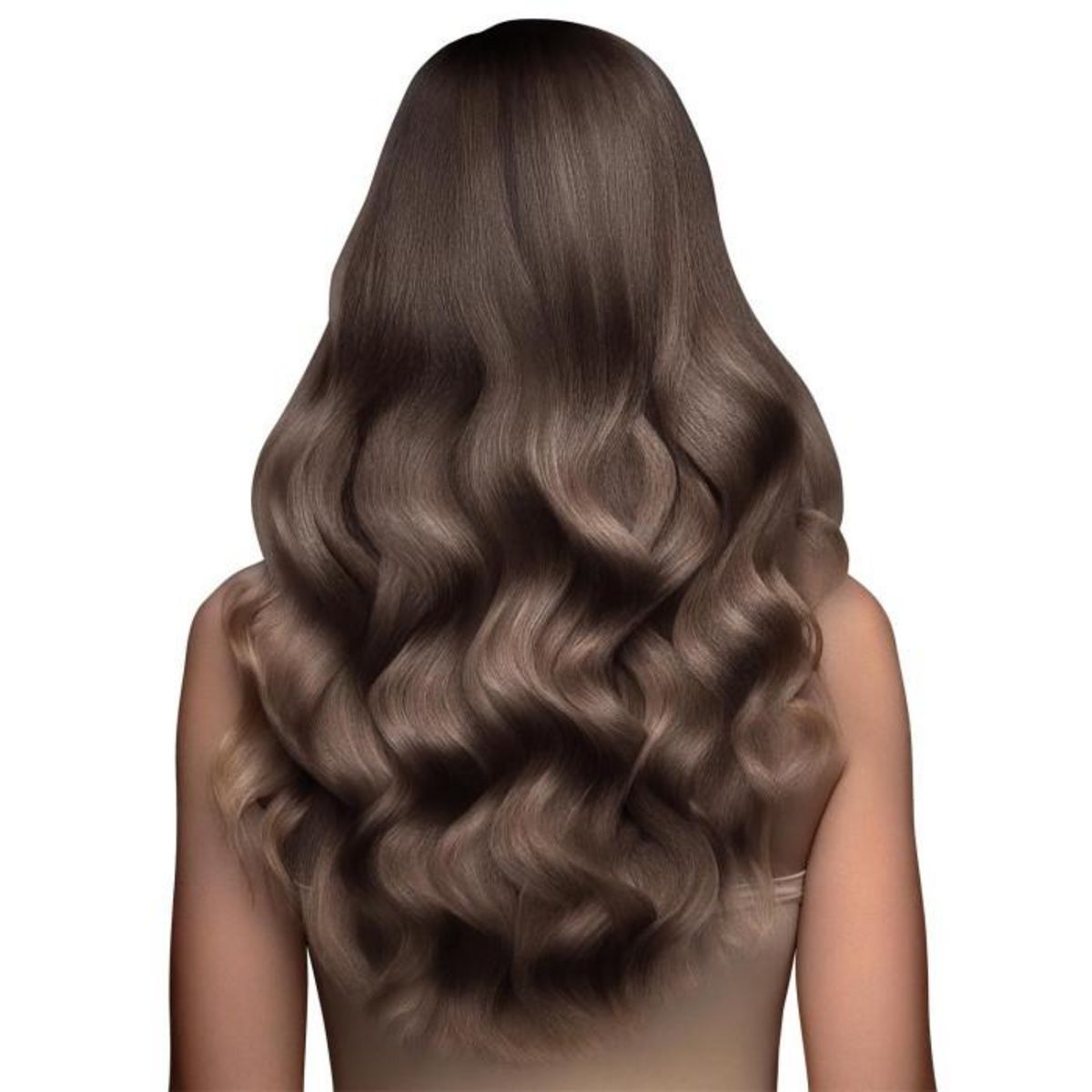 Paris Prix Bigoudi Satin sans Chaleur  XXL  95cm Noir