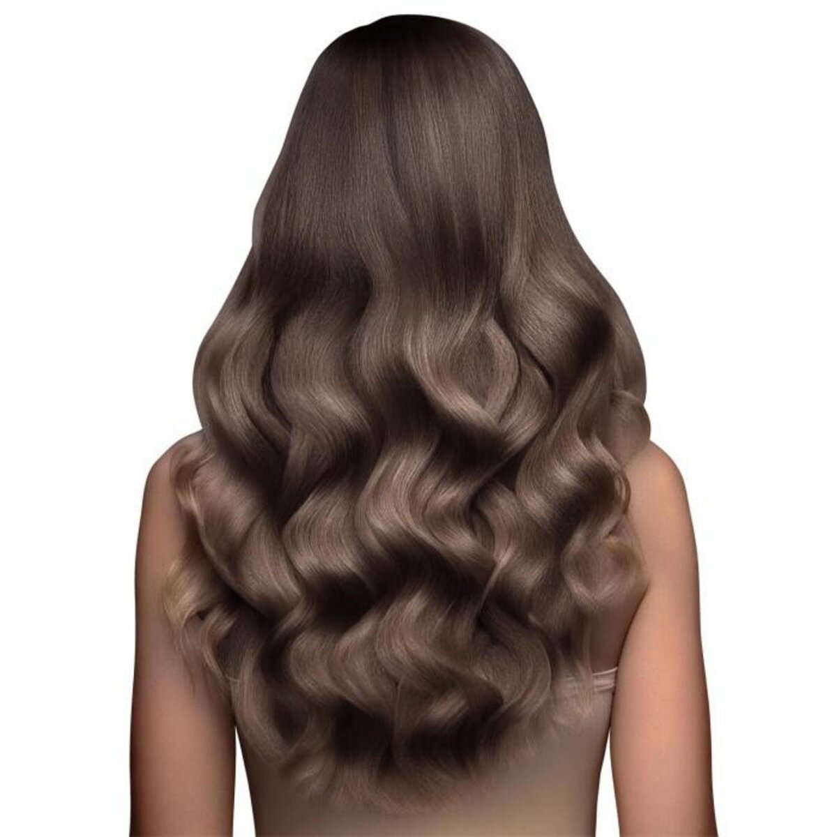 Paris Prix Bigoudi Satin sans Chaleur  XXL  95cm Noir