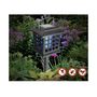 Voir la diapositive 4 : TOILINUX Lot de 2 Lampes LED solaires à planter - Anti-moustique - Noir