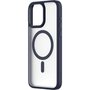 Qdos Coque bumper Iphone 15 Pro Max MagSafe Hybrid Bleu