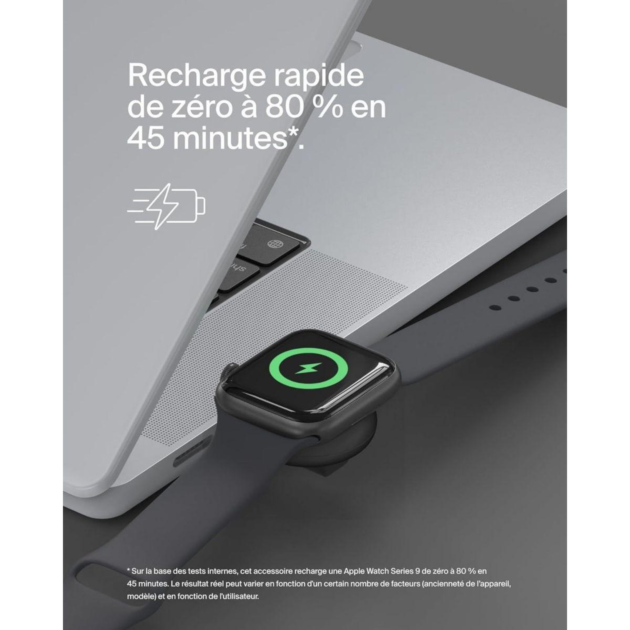 Voir la diapositive 5 : Belkin Chargeur Dongle de Charge Rapide pour Apple Watch