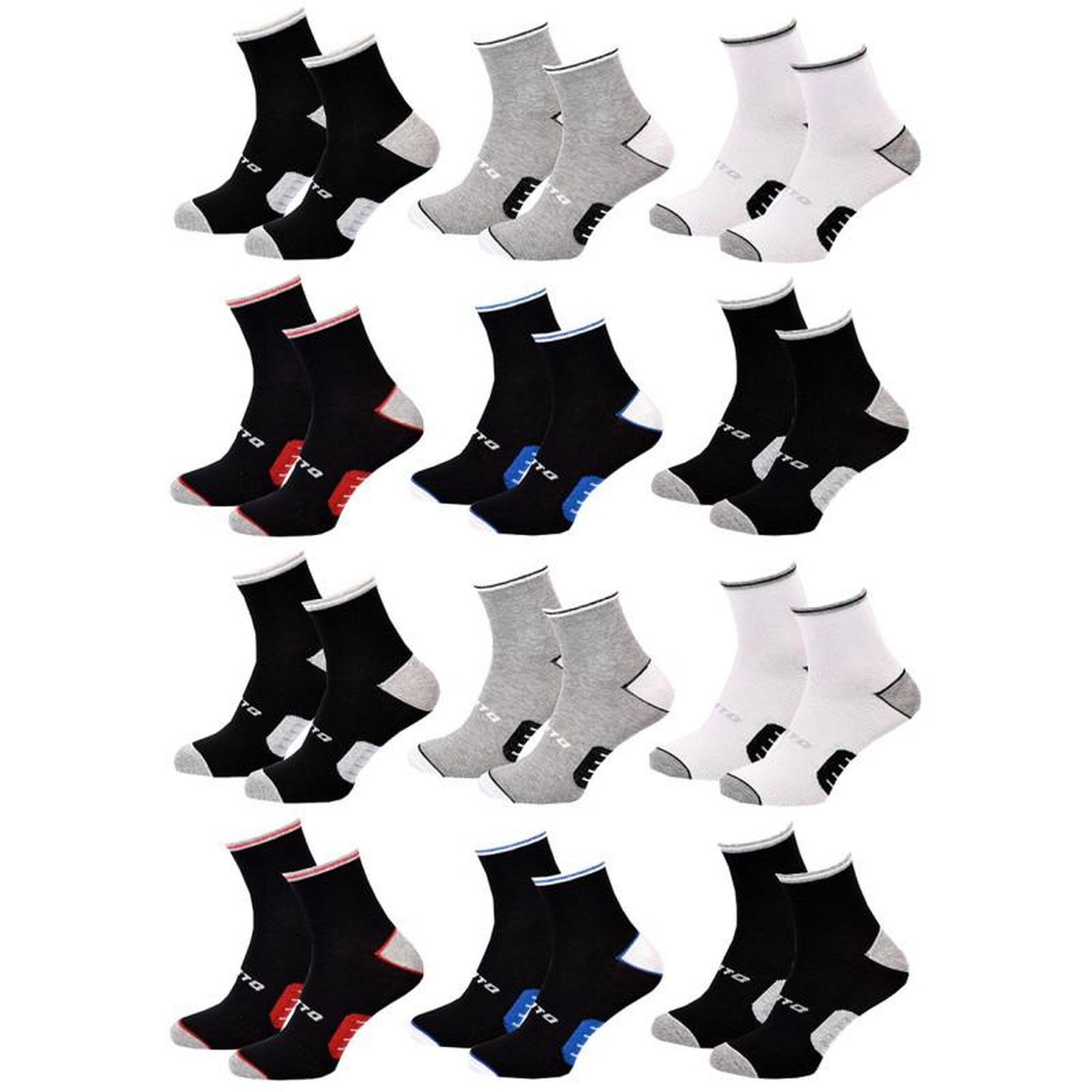 Voir la diapositive 1 : LOTTO Chaussettes Homme LOTTO