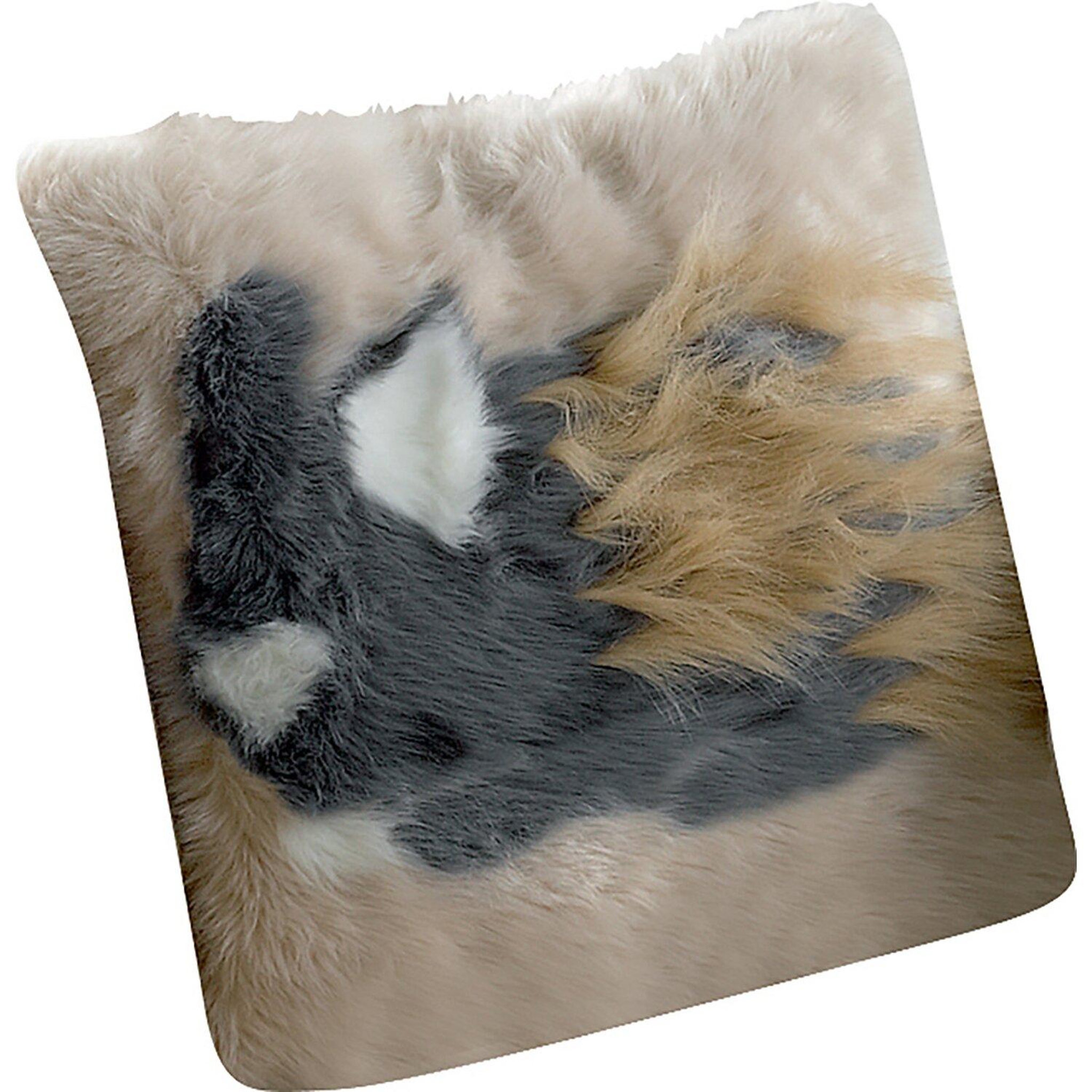 Voir la diapositive 3 : Les Ateliers du Linge Coussin 100% acrylique et polyester brushy