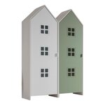 Paris Prix Pack - 2 Armoires Enfant  Casami Bruges  171cm Vert & Blanc