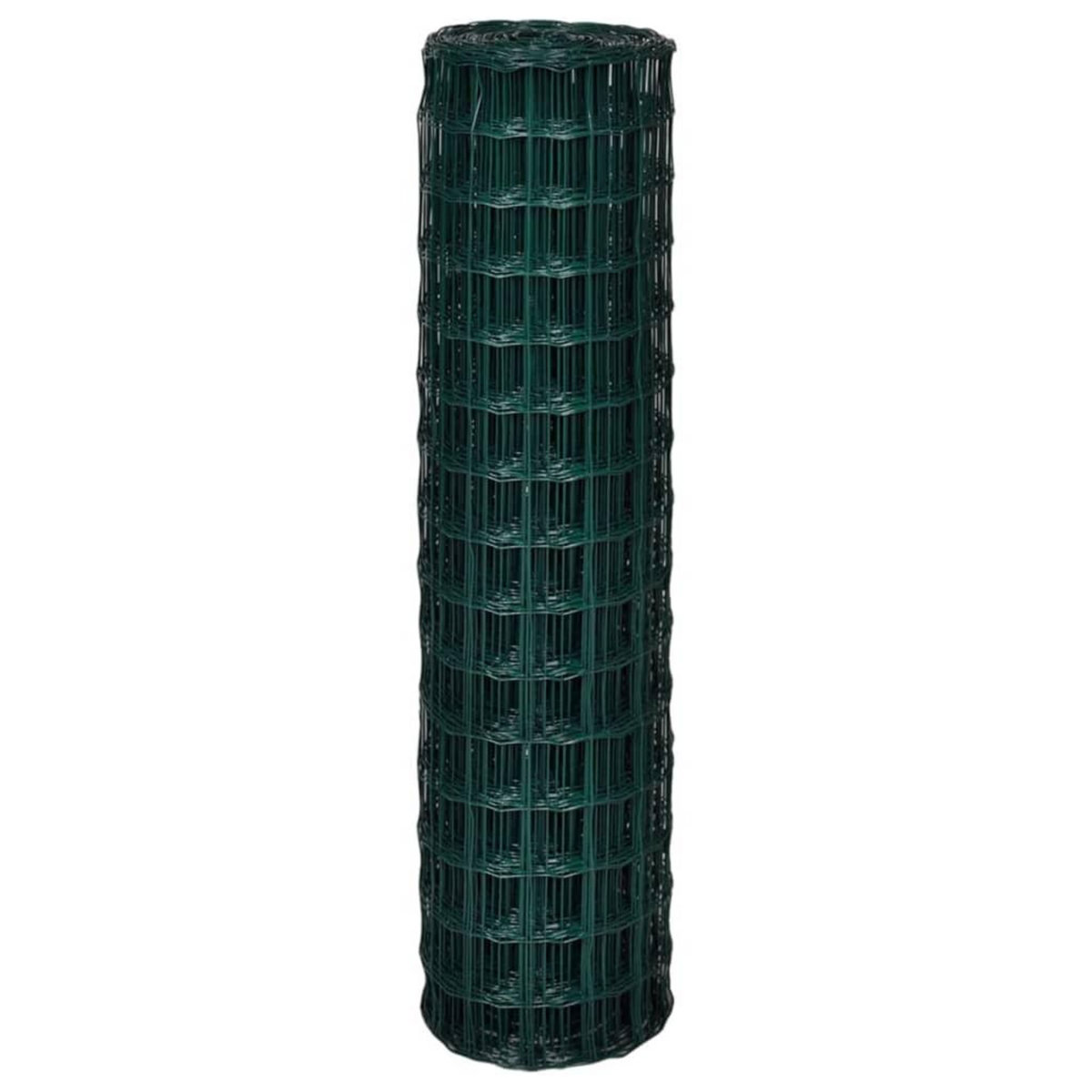 VIDAXL Cloture euro Acier 10 x 1,5 m Vert