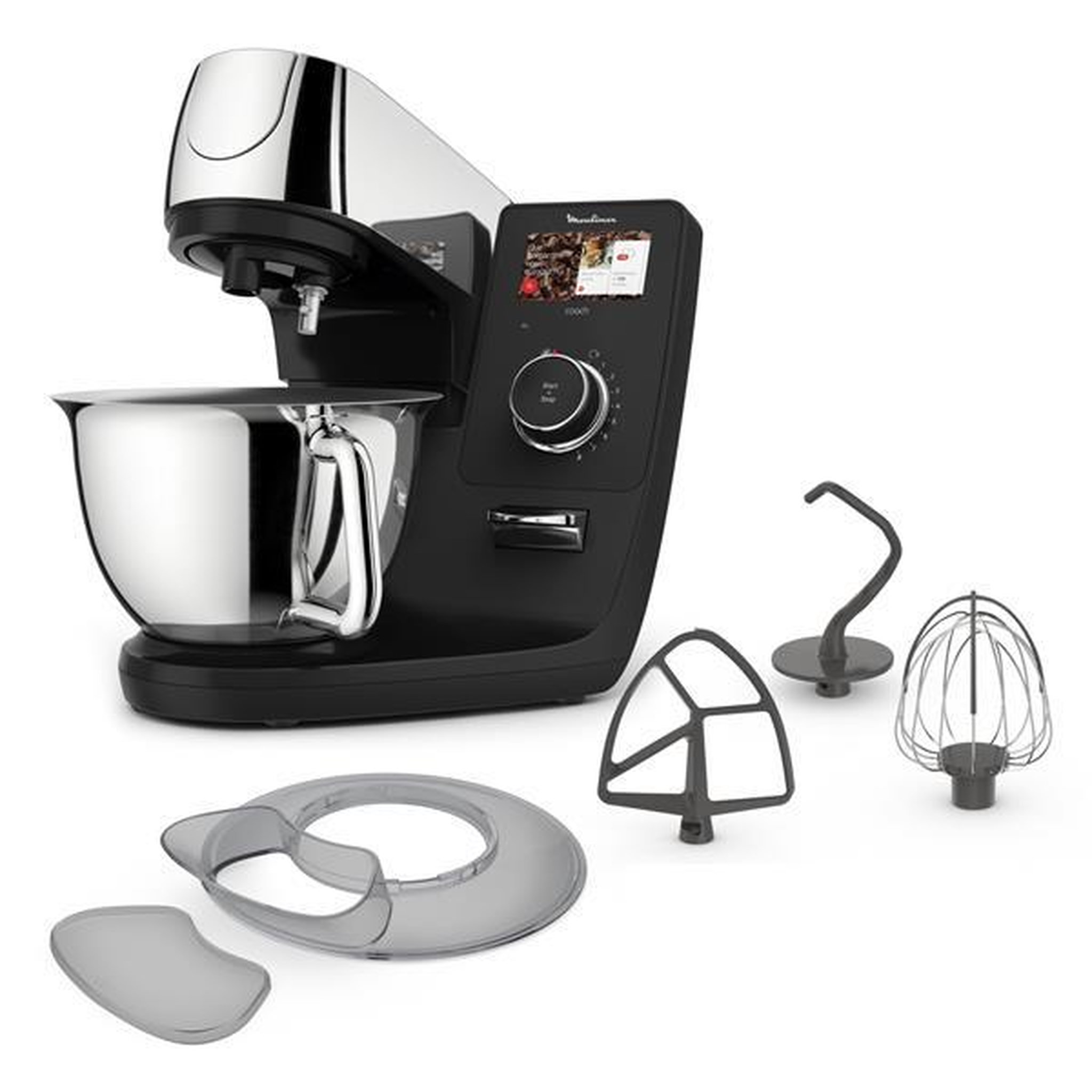 MOULINEX Robot pâtissier 5.5l 1200w noir/silver - qa950d10