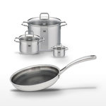 ELO Lot de 3 Faitouts Elo Relief Evolution et Poêle 24 cm