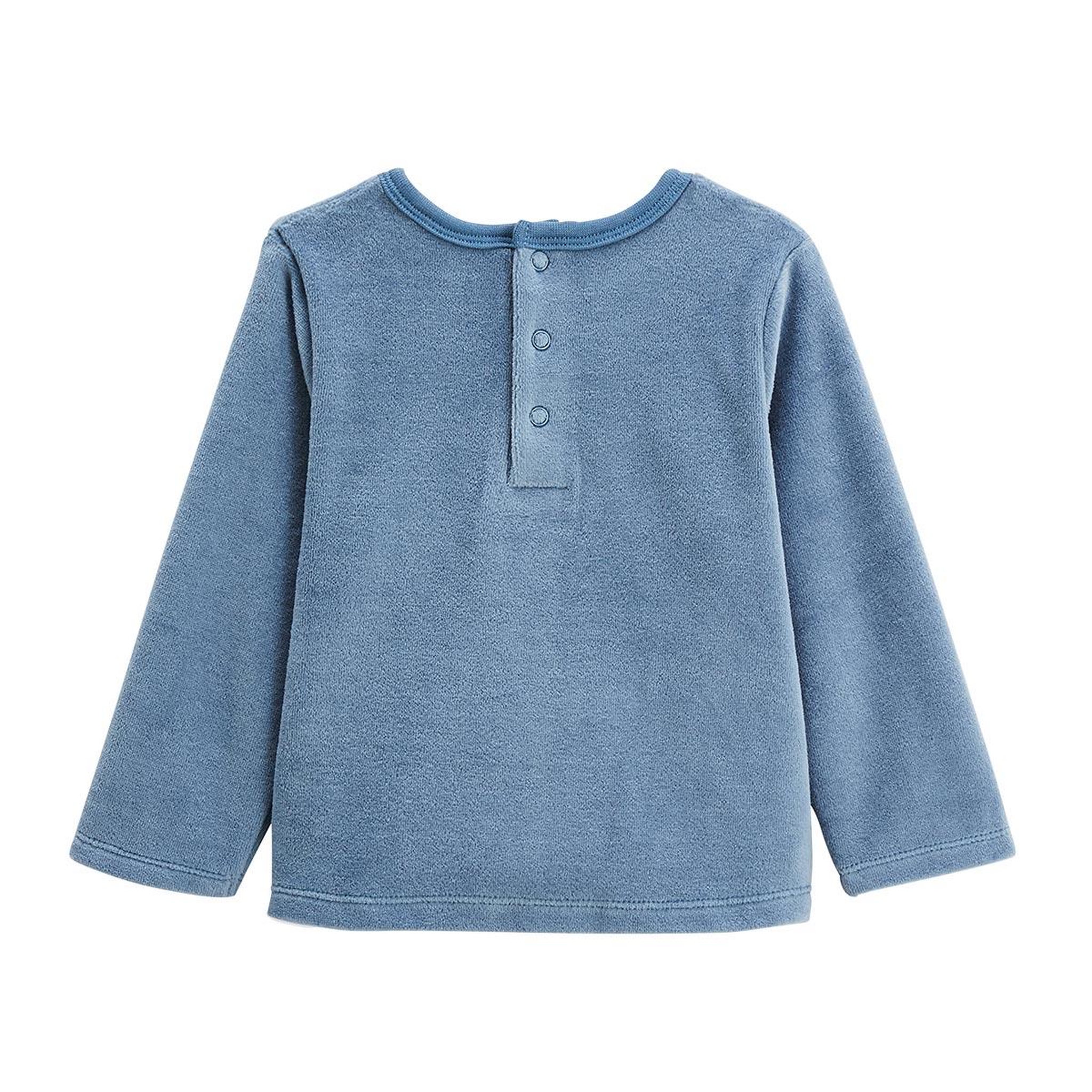 Voir la diapositive 4 : Petit Béguin Pyjama enfant 2 pièces en velours Tao