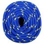 Voir la diapositive 3 : VIDAXL Corde de bateau Bleu 16 mm 100 m Polypropylene