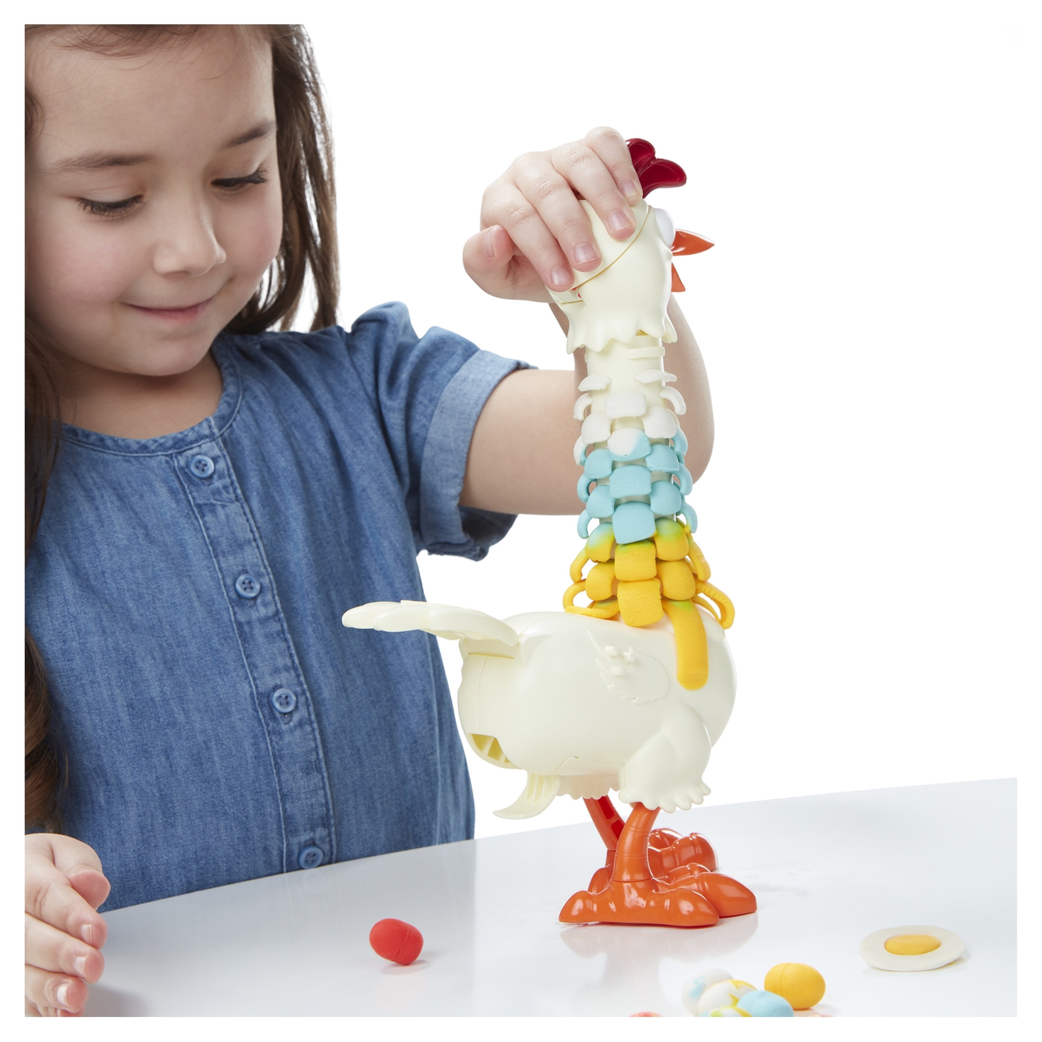 Voir la diapositive 3 : HASBRO Play-Doh Pâte à Modeler - Animal Crew Plumes en Folie