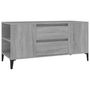 Voir la diapositive 2 : VIDAXL Meuble TV Sonoma gris 102x44,5x50 cm Bois d'ingenierie