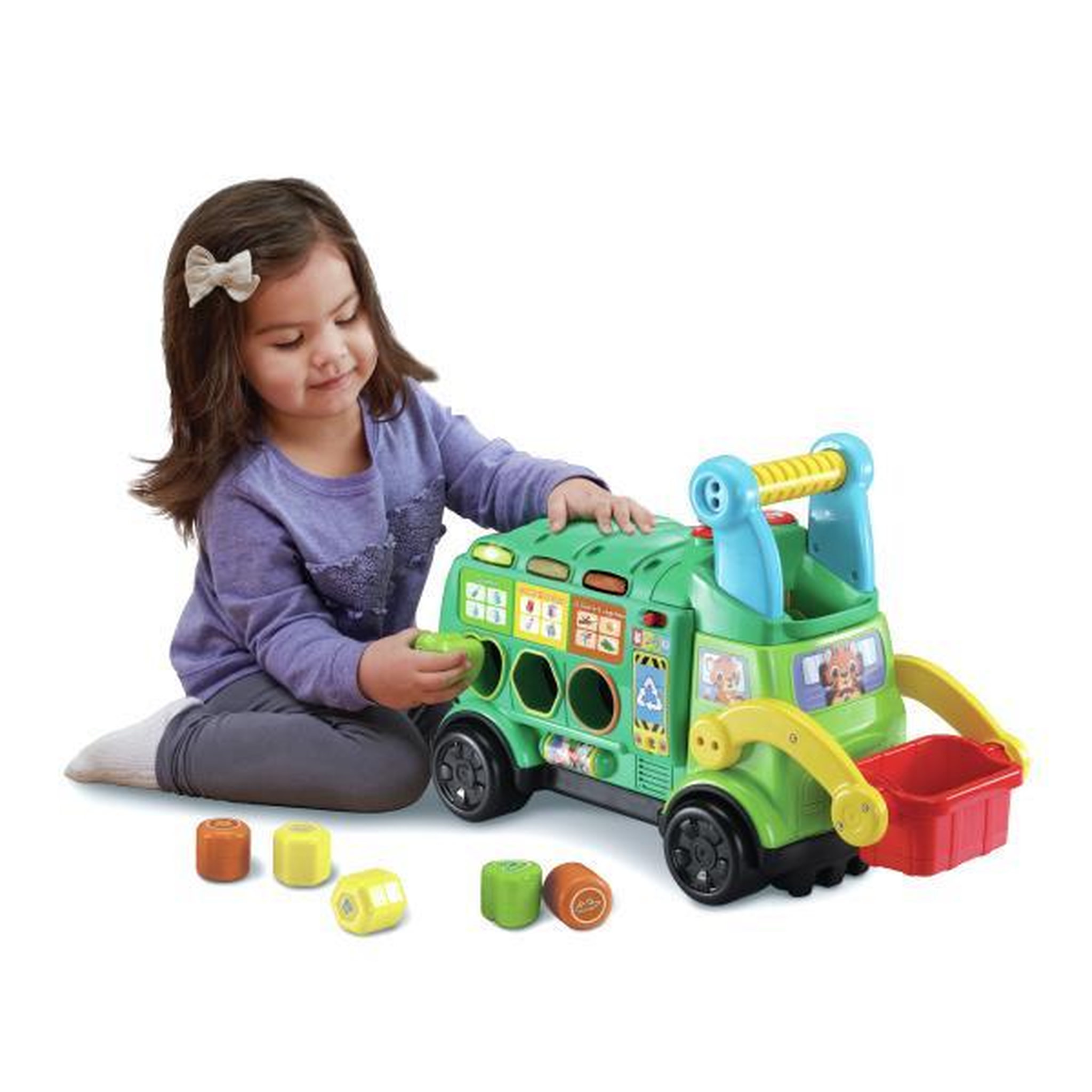 Voir la diapositive 4 : VTECH BABY VTECH BABY - Porteur Maxi Camion Poubelle Recyclo'Formes