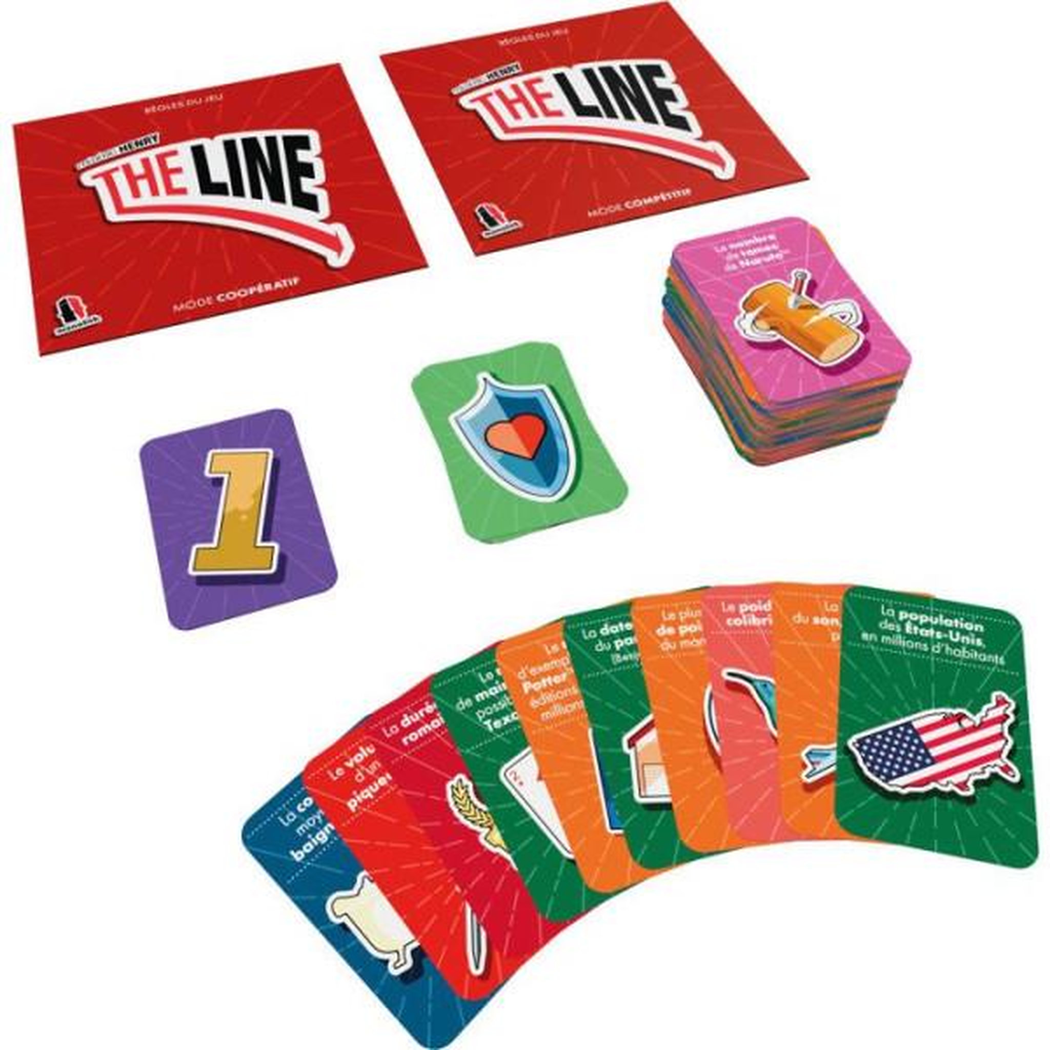 Voir la diapositive 4 : Asmodee The Line Rouge - Jeu de societe