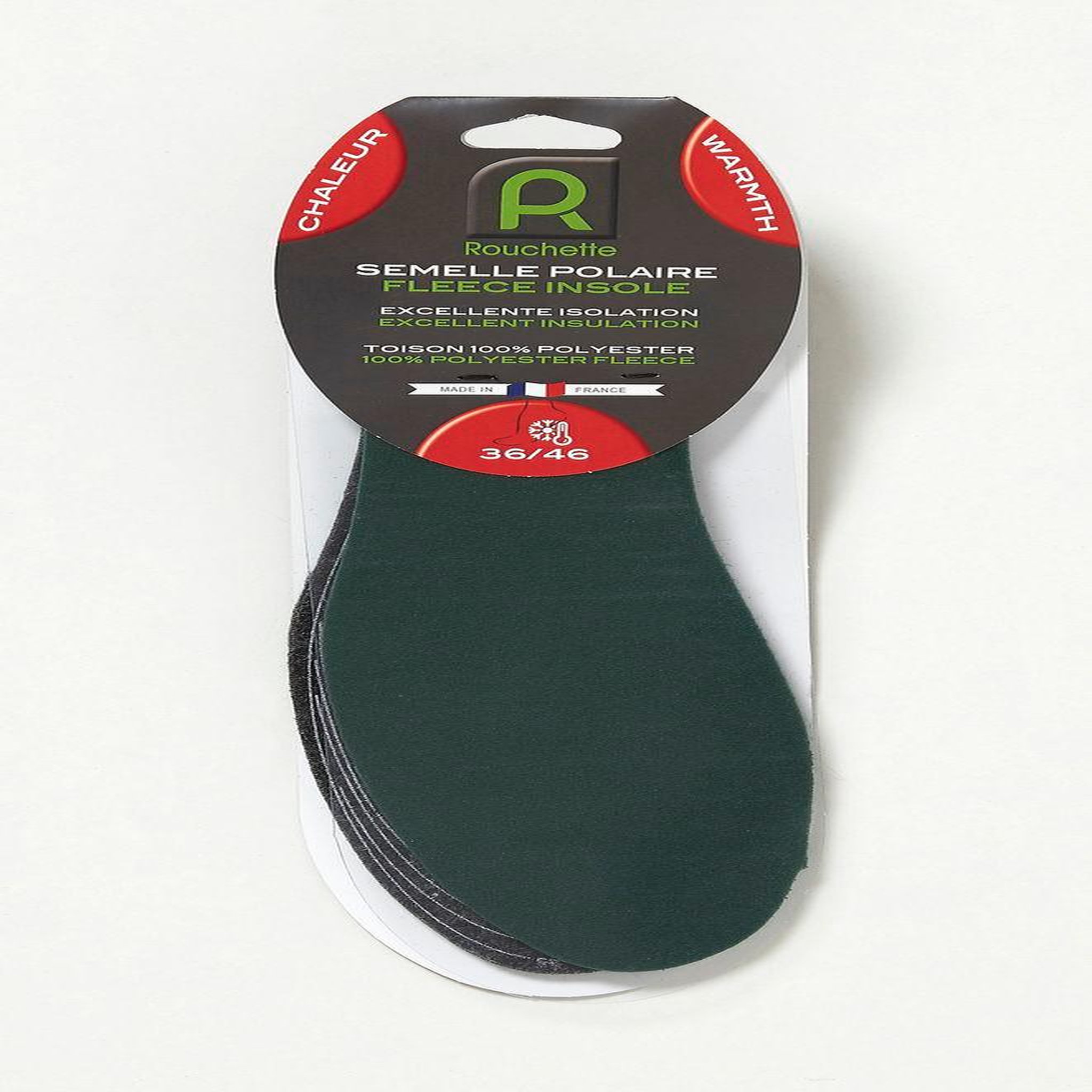 CENTRALE BRICO SEMELLE POLAIRE vert T36-46