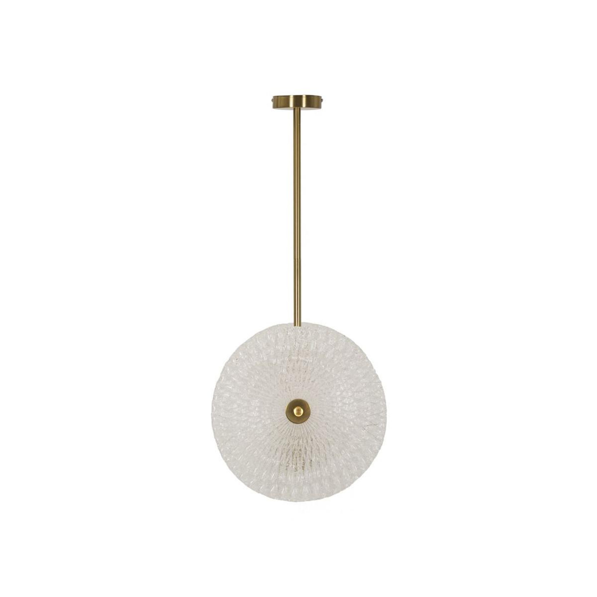 Voir la diapositive 3 : Paris Prix Lampe suspension en verre  circle  35cm blanc & or