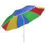 Voir la diapositive 1 : HI HI Parasol de plage 150 cm Multicolore