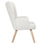 Voir la diapositive 4 : The Home Deco Factory Fauteuil de salon en bouclette RHEA