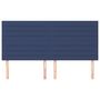 Voir la diapositive 3 : VIDAXL Tetes de lit 4 pcs Bleu 100x5x78/88 cm Tissu