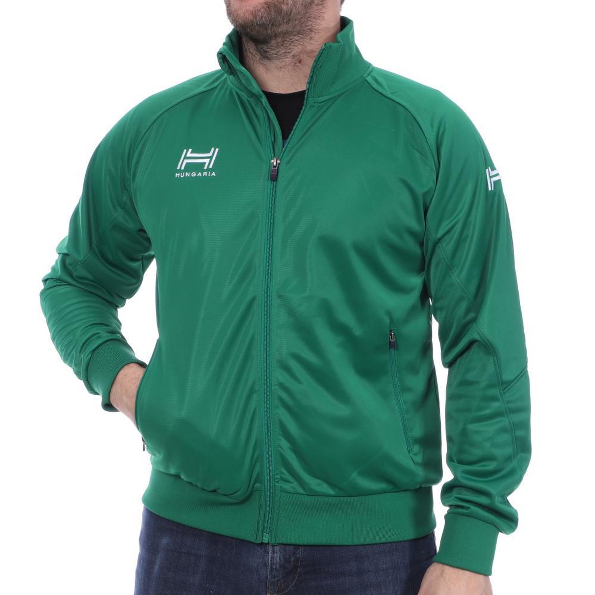 Voir la diapositive 2 : HUNGARIA Veste verte homme hungaria training premium 15