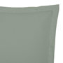 Voir la diapositive 2 : ATMOSPHERA Taie d'Oreiller  Percale  63x63cm Vert Tilleul