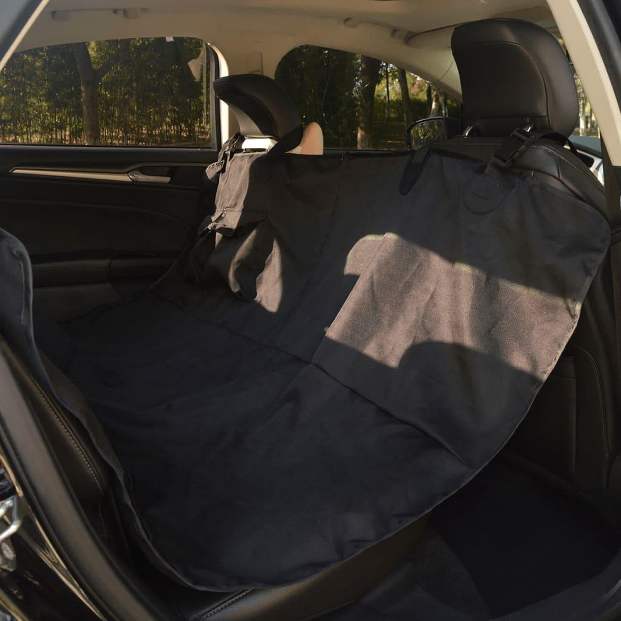 VIDAXL Housse de siege auto pour animaux 148 x 142 cm Noir