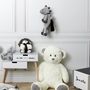 Voir la diapositive 4 : Paris Prix Range Pyjama pour Enfant  Dinosaure  45cm Gris