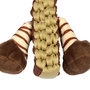 Voir la diapositive 4 : LOVE STORY Peluche tigre avec corde pour chien - Marron
