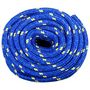 Voir la diapositive 3 : VIDAXL Corde de bateau Bleu 20 mm 100 m Polypropylene
