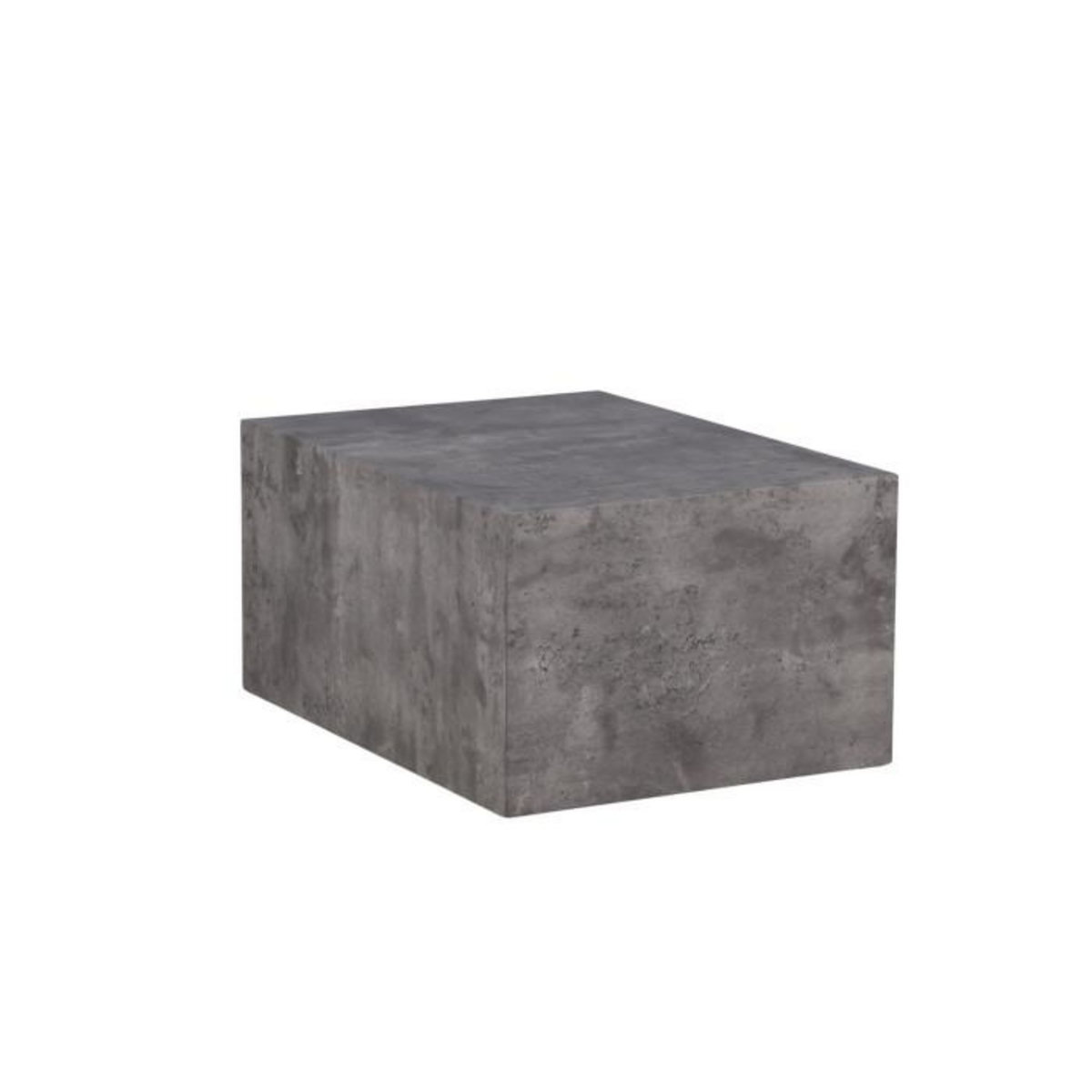 Paris Prix Table Basse Imitation Marbre  York  80cm Gris Foncé