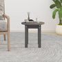 Voir la diapositive 3 : VIDAXL Table basse Gris Ø 35x35 cm Bois massif de pin