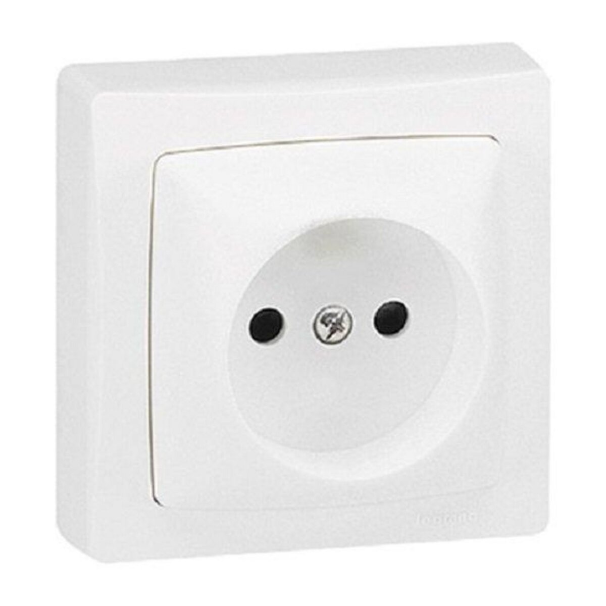 Legrand ASL prise 2 pôles saillie blanc