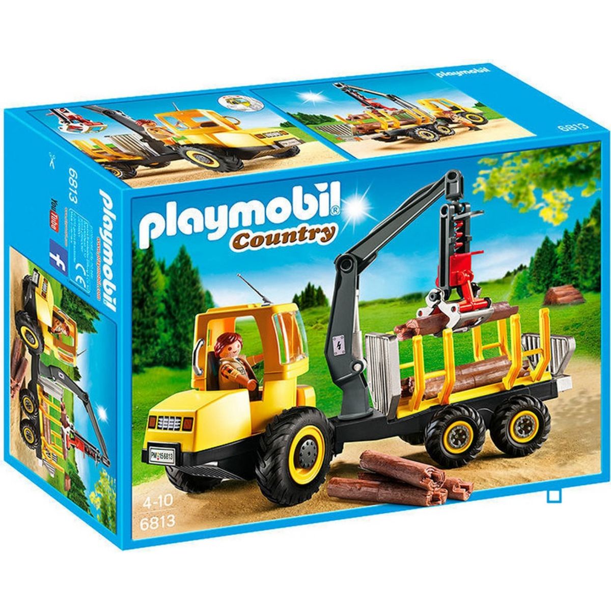 PLAYMOBIL 6813 - Porteur avec bûcheron