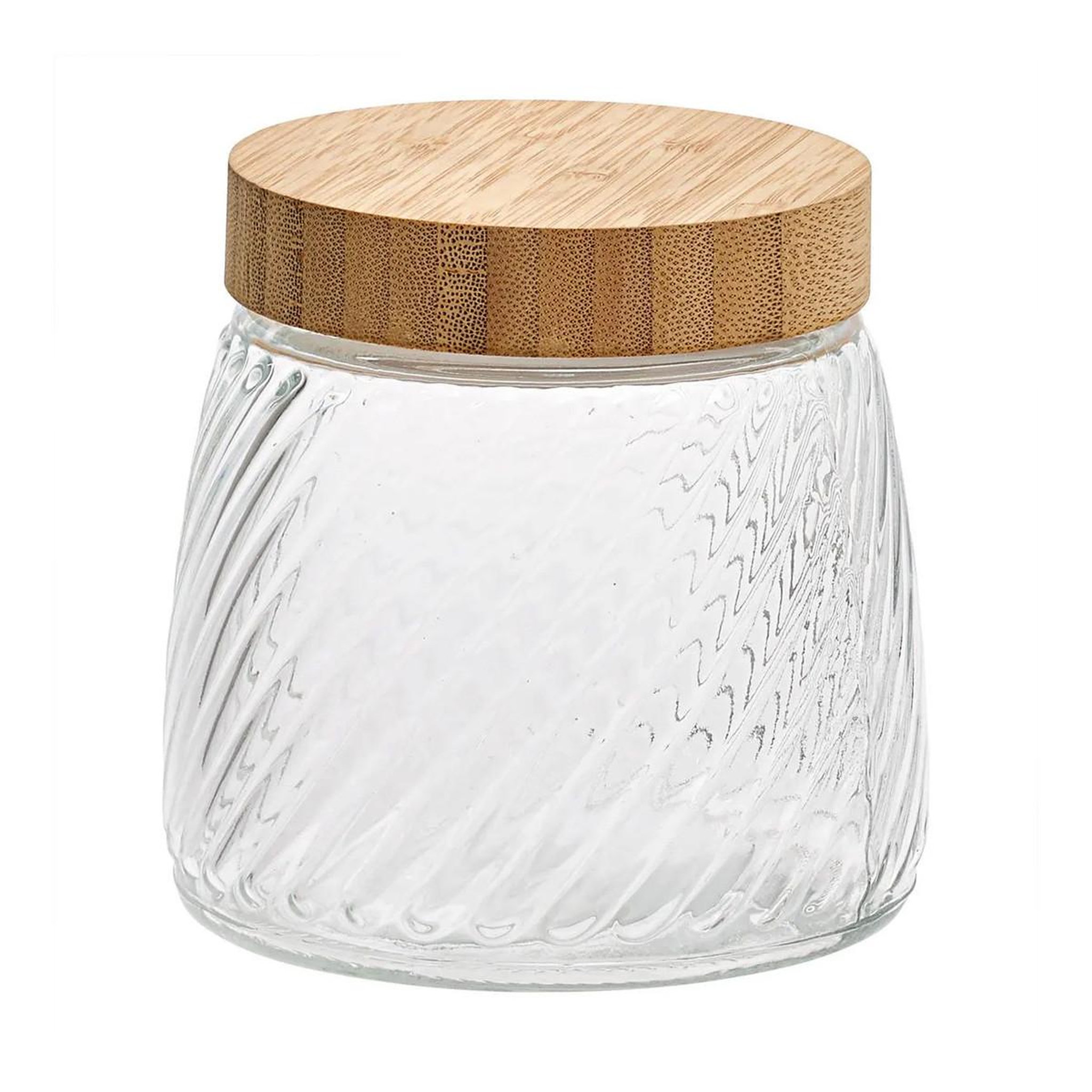 FIVE Bocal en Verre Strié  Striva  0,9L Transparent
