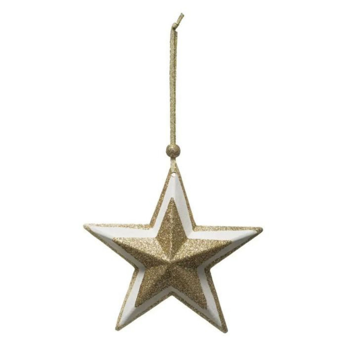 ATMOSPHERA Sujet de Noël  Étoile Superposée  20cm Or