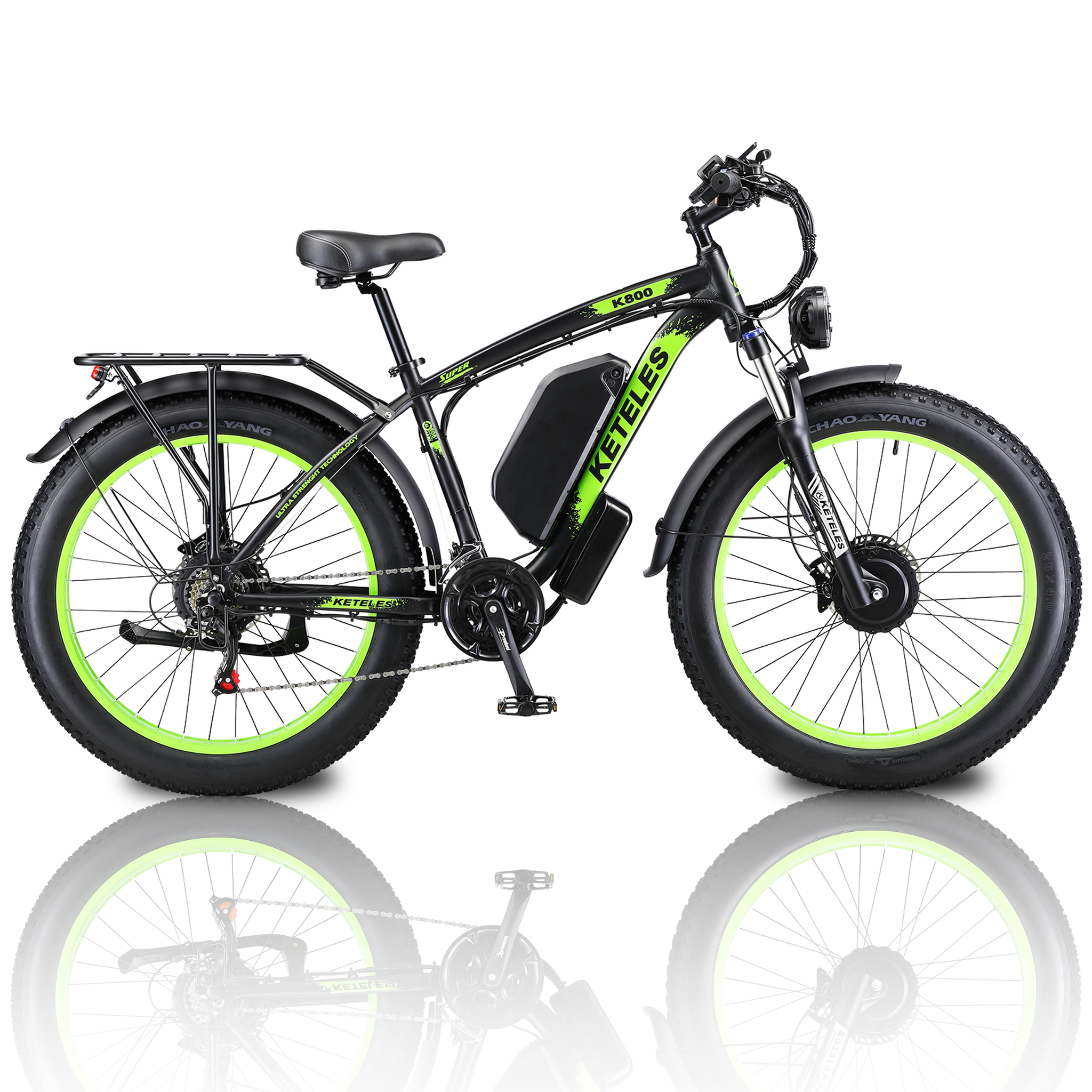 Voir la diapositive 1 : KETELES Vtt électrique keteles k800 à double moteur