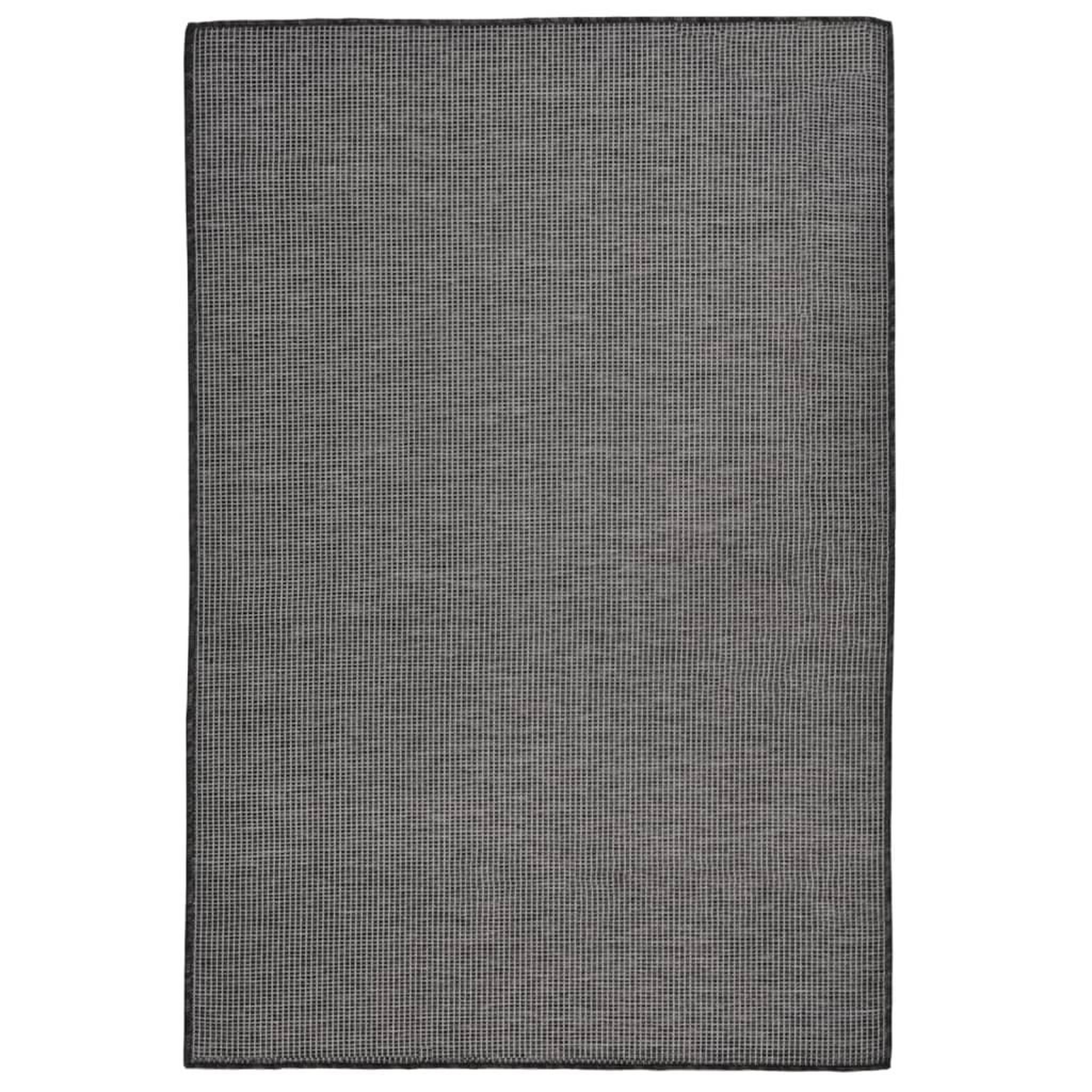 Voir la diapositive 1 : VIDAXL Tapis a tissage plat d'exterieur 120x170 cm Gris