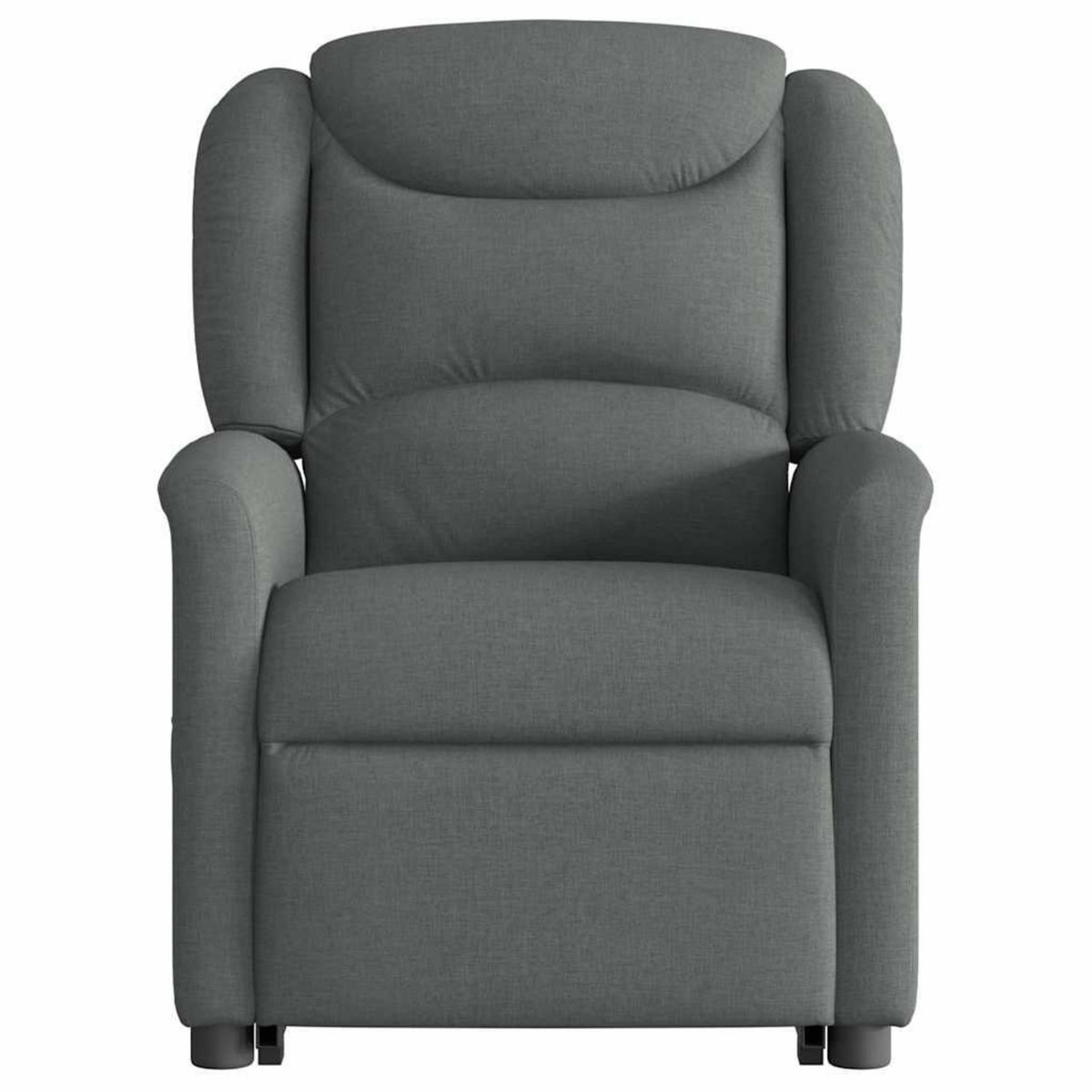 VIDAXL Fauteuil inclinable de massage electrique Gris fonce Tissu