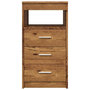 Voir la diapositive 5 : VIDAXL Armoire a tiroirs vieux bois 40x50x76 cm bois d'ingenierie