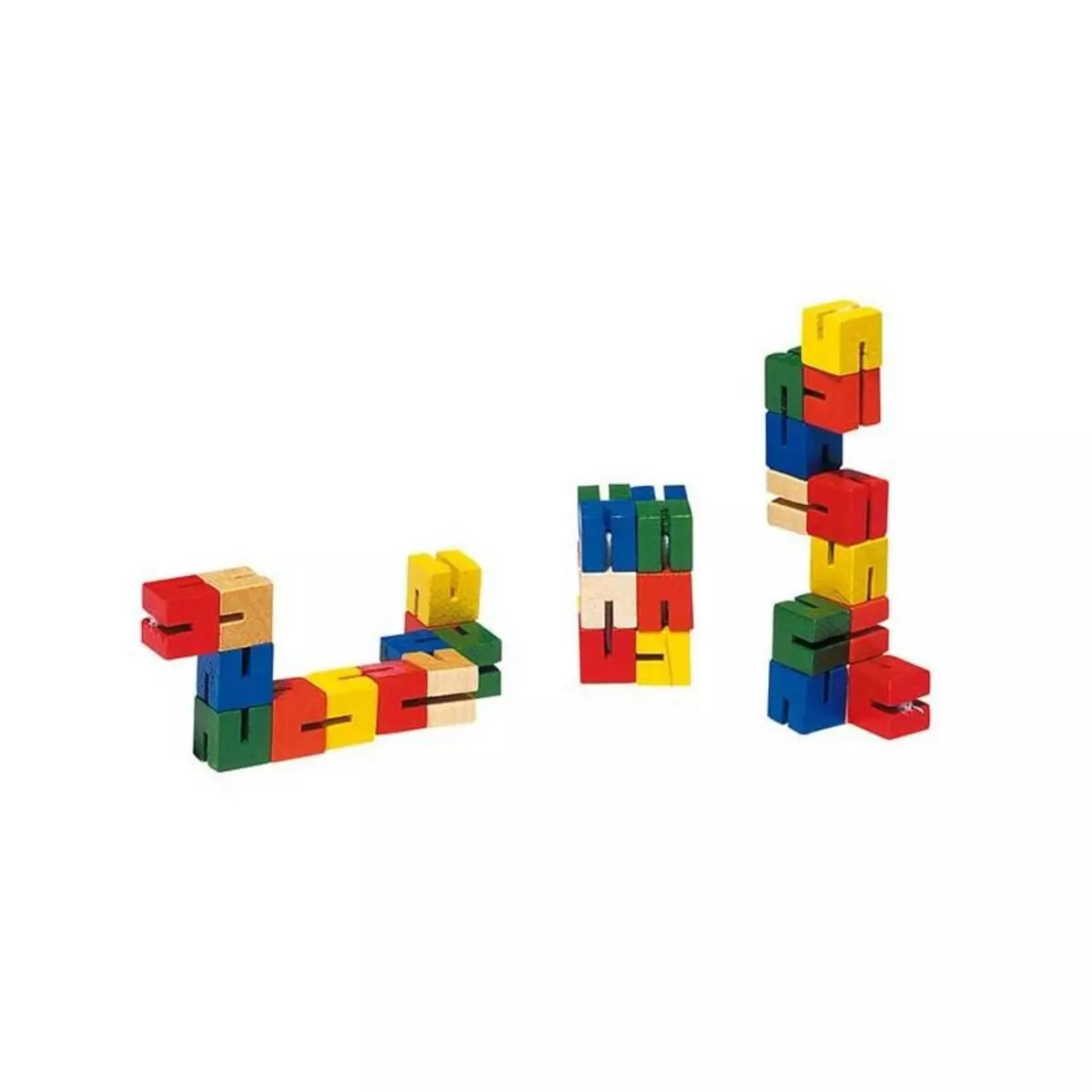 Goki GOKI Puzzle de poche Cubes Colorés