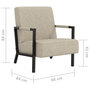 Voir la diapositive 6 : VIDAXL Fauteuil Gris clair Similicuir