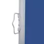 VIDAXL Auvent lateral retractable Bleu 120 x 600 cm