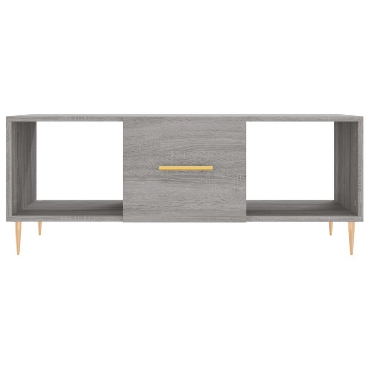 VIDAXL Table basse sonoma gris 102x50x40 cm bois d'ingenierie