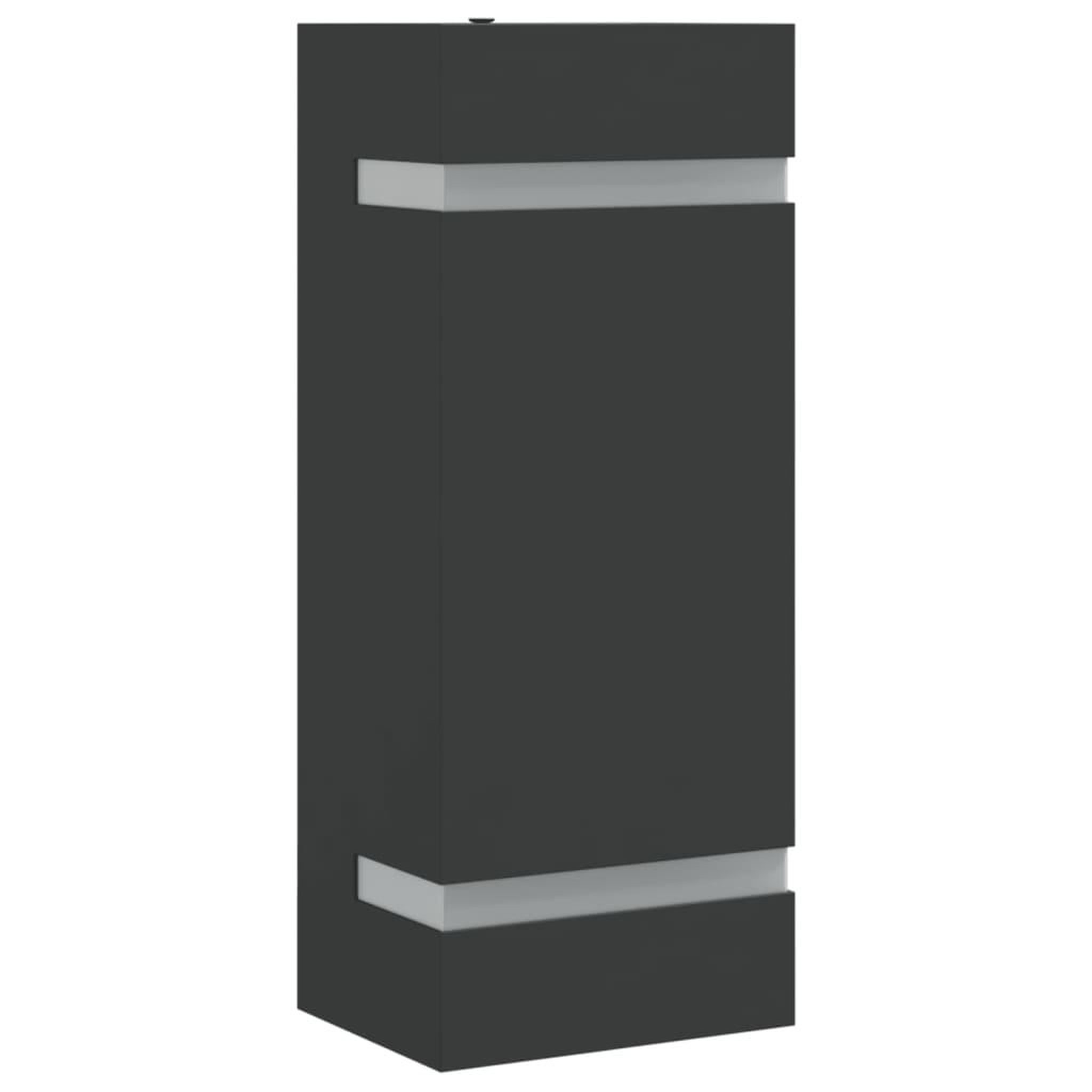 Voir la diapositive 2 : VIDAXL Applique murale d'exterieur noir acier inoxydable