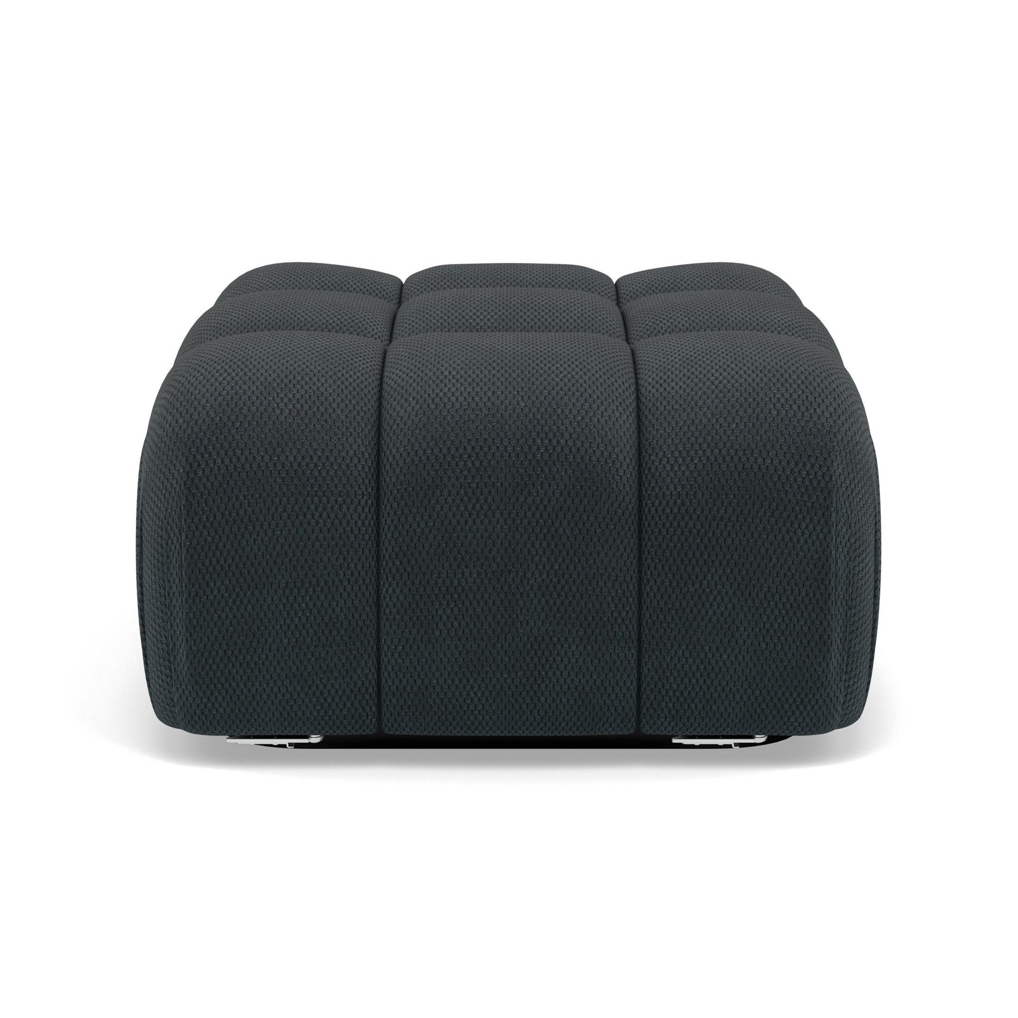 Voir la diapositive 5 : LISA DESIGN Ruby - pouf en velours texturé