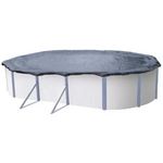 Trigano Bâche d'hiver pour piscine de 10.05x5.5 à 10.25x5.65 m - c0143