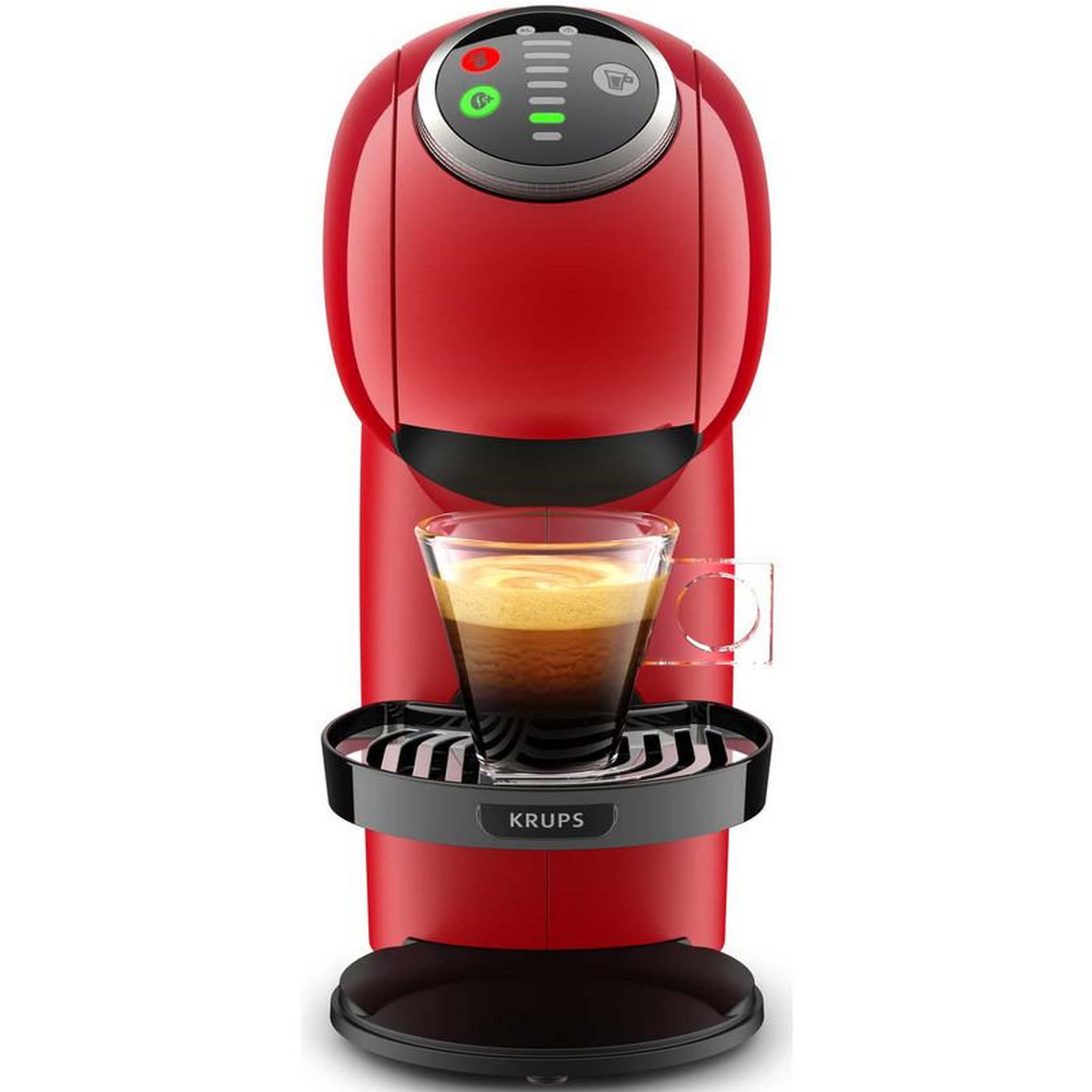 Voir la diapositive 3 : KRUPS Cafetière à dosette 15 bars 1500w rouge/noir - yy4444fd