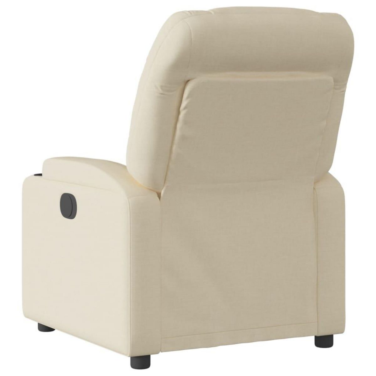 VIDAXL Fauteuil inclinable Creme Tissu
